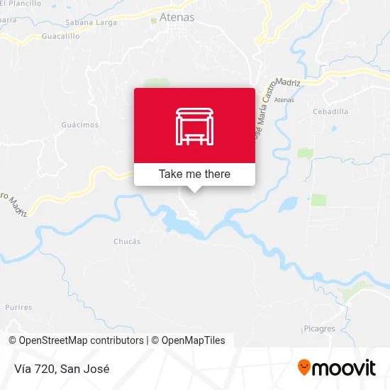 Vía 720 map