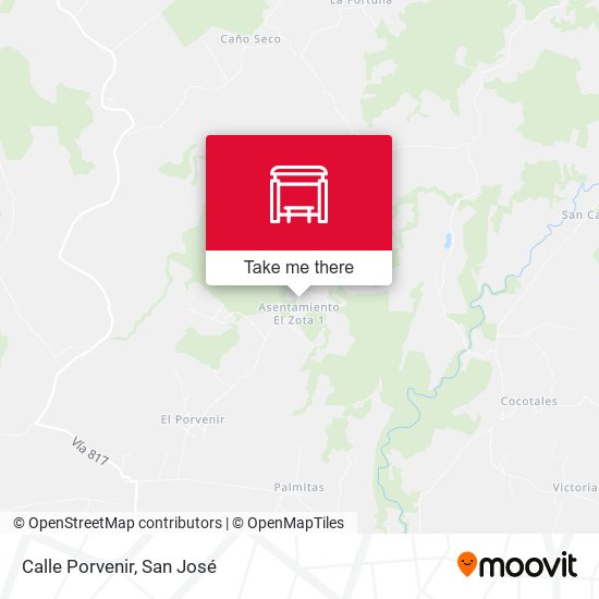 Mapa de Calle Porvenir