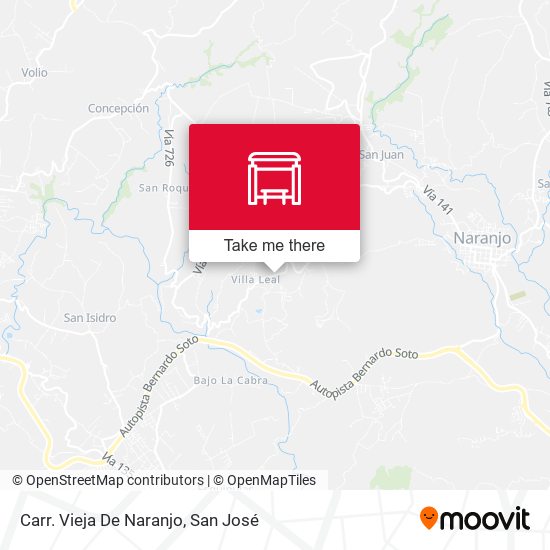 Mapa de Carr. Vieja De Naranjo