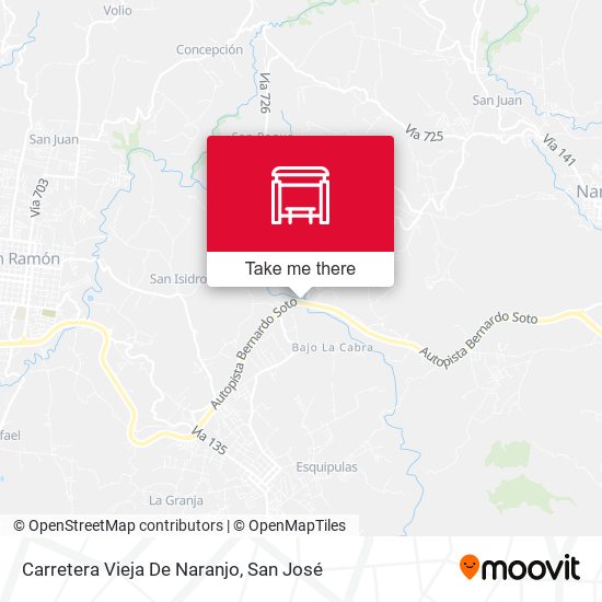 Carretera Vieja De Naranjo map