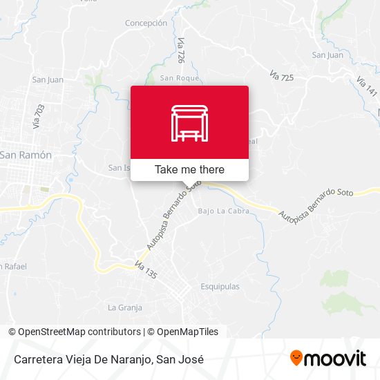 Carretera Vieja De Naranjo map