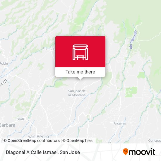 Mapa de Diagonal A Calle Ismael