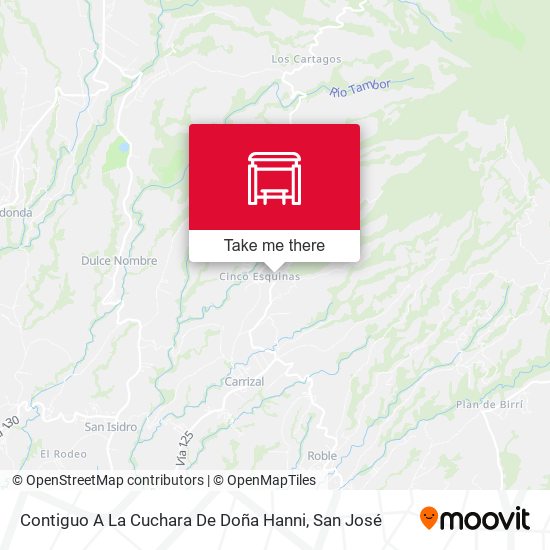 Mapa de Contiguo A La Cuchara De Doña Hanni