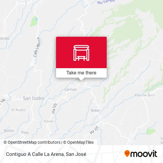 Contiguo A Calle La Arena map