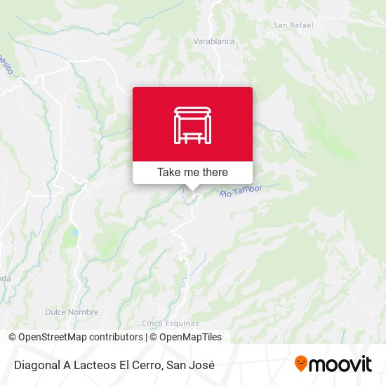 Mapa de Diagonal A Lacteos El Cerro