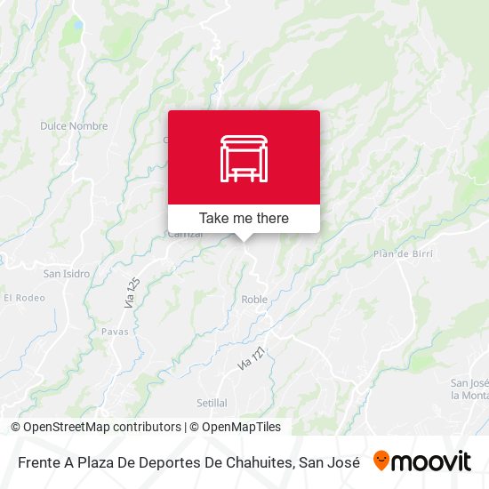 Mapa de Frente A Plaza De Deportes De Chahuites