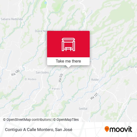 Contiguo A Calle Montero map