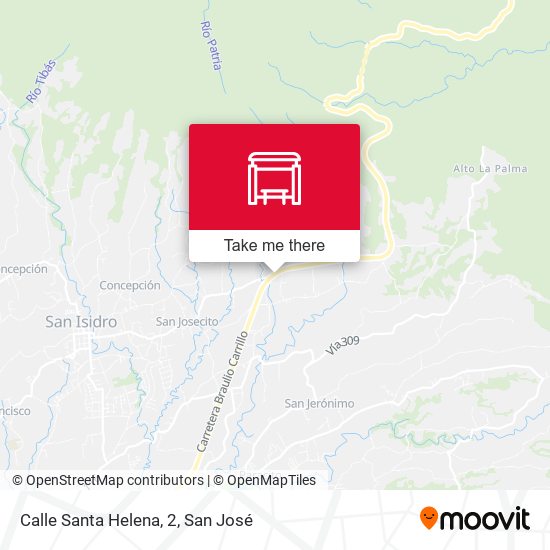Mapa de Calle Santa Helena, 2
