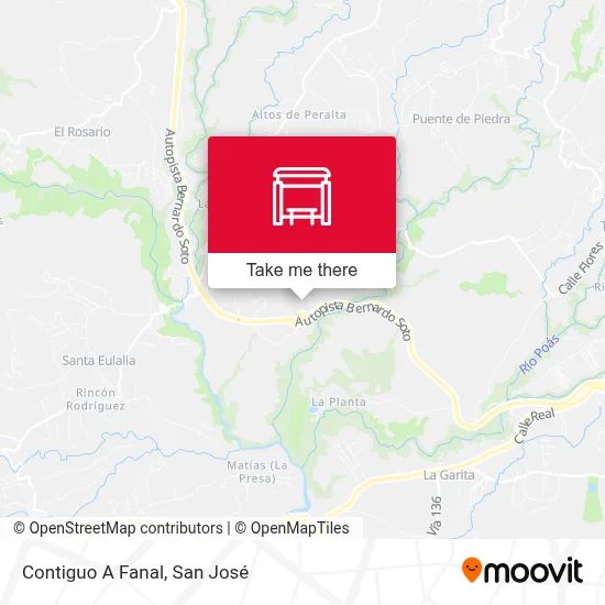 Contiguo A Fanal map
