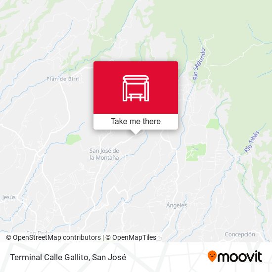 Mapa de Terminal Calle Gallito
