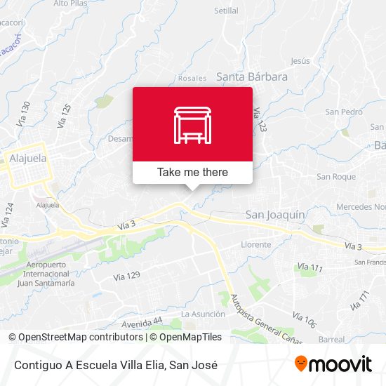 Mapa de Contiguo A Escuela Villa Elia