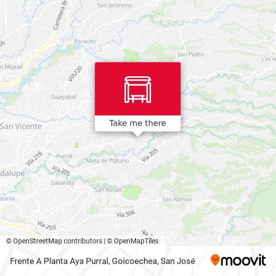 Frente A Planta Aya Purral, Goicoechea map