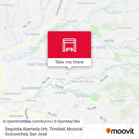Segunda Alameda Urb. Trinidad, Mozotal Goicoechea map