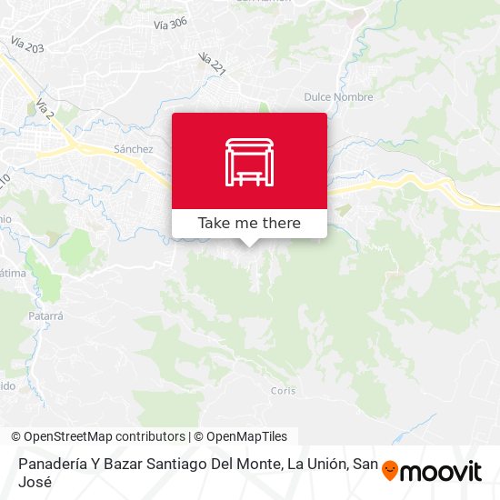 Panadería Y Bazar Santiago Del Monte, La Unión map