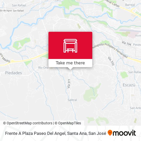 Frente A Plaza Paseo Del Angel, Santa Ana map