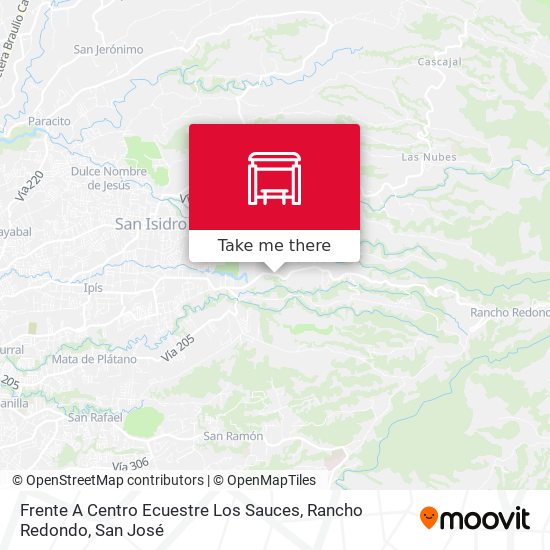 Frente A Centro Ecuestre Los Sauces, Rancho Redondo map
