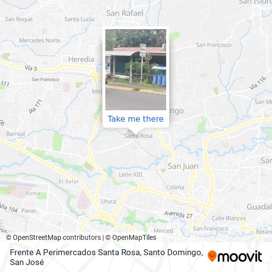 Frente A Perimercados Santa Rosa, Santo Domingo map