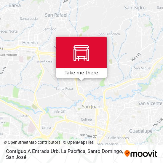 Contiguo A Entrada Urb. La Pacífica, Santo Domingo map