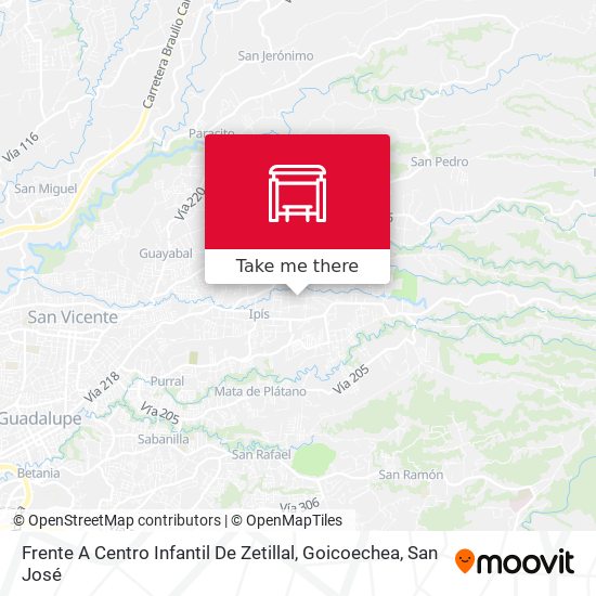 Frente A Centro Infantil De Zetillal, Goicoechea map