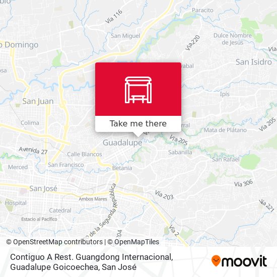 Contiguo A Rest. Guangdong Internacional, Guadalupe Goicoechea map