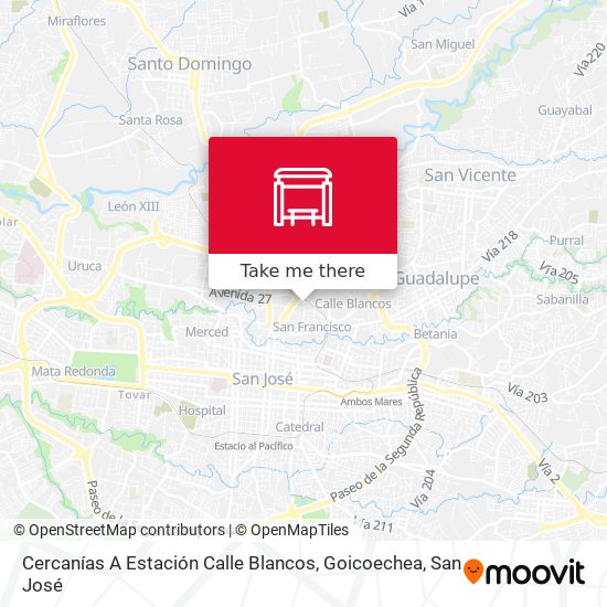 Cercanías A Estación Calle Blancos, Goicoechea map