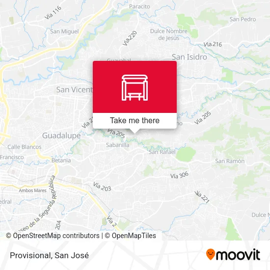 Mapa de Provisional
