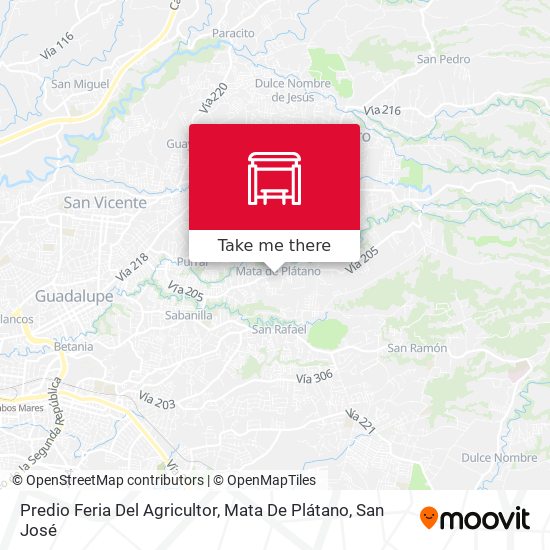 Mapa de Predio Feria Del Agricultor, Mata De Plátano