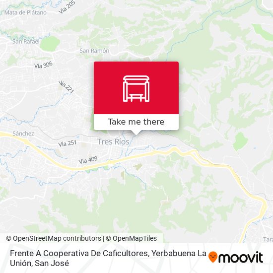 Frente A Cooperativa De Caficultores, Yerbabuena La Unión map