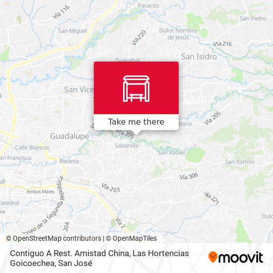 Contiguo A Rest. Amistad China, Las Hortencias Goicoechea map