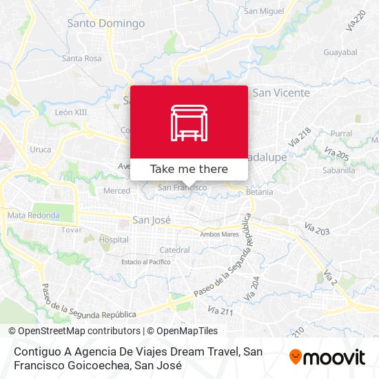 Contiguo A Agencia De Viajes Dream Travel, San Francisco Goicoechea map