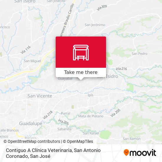 Contiguo A Clínica Veterinaria, San Antonio Coronado map