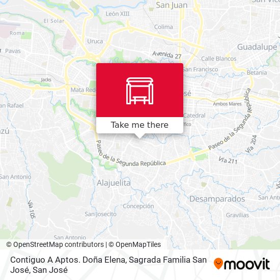 Contiguo A Aptos. Doña Elena, Sagrada Familia San José map