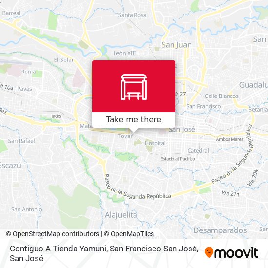 Contiguo A Tienda Yamuni, San Francisco San José map