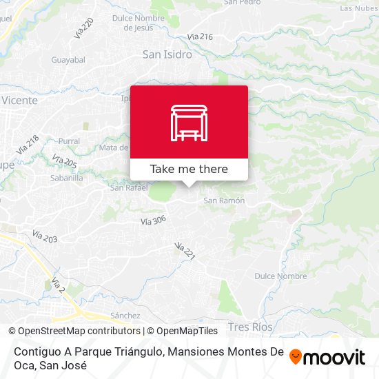 Contiguo A Parque Triángulo, Mansiones Montes De Oca map