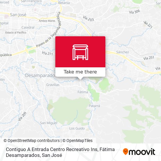 Contiguo A Entrada Centro Recreativo Ins, Fátima Desamparados map
