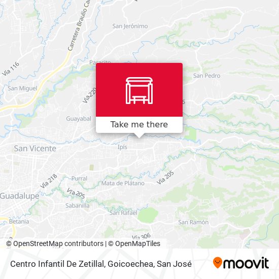 Centro Infantil De Zetillal, Goicoechea map