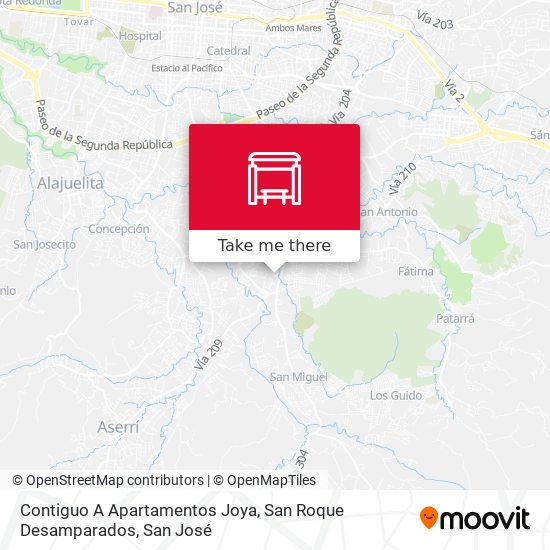 Contiguo A Apartamentos Joya, San Roque Desamparados map