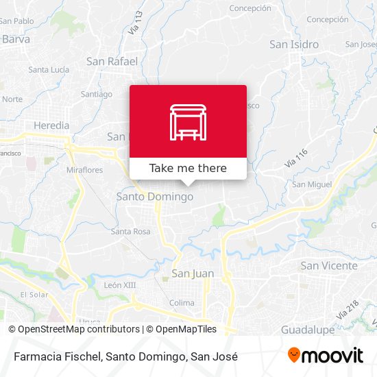Farmacia Fischel, Santo Domingo map