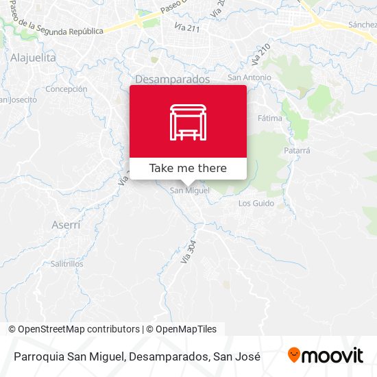 Parroquia San Miguel, Desamparados map
