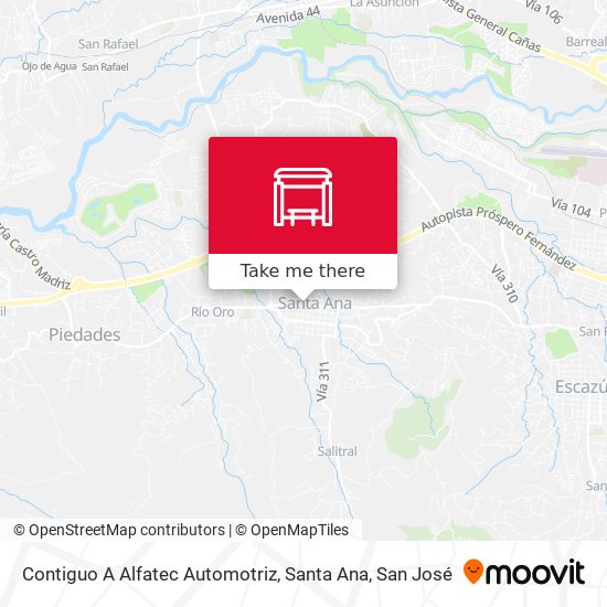 Contiguo A Alfatec Automotriz, Santa Ana map