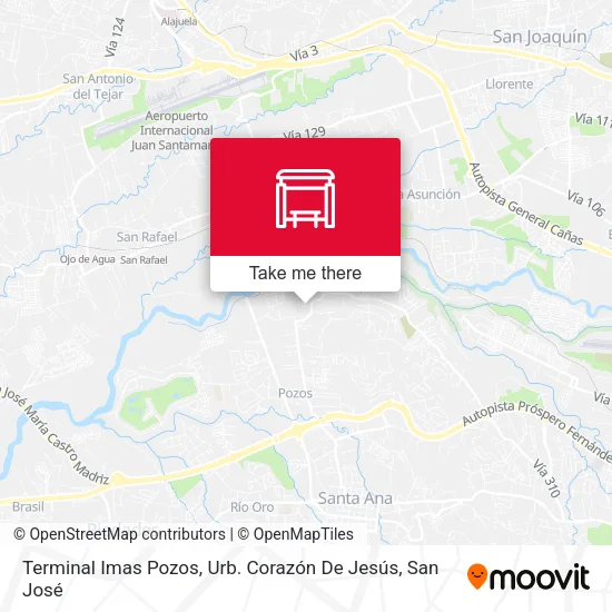 Mapa de Terminal Imas Pozos, Urb. Corazón De Jesús