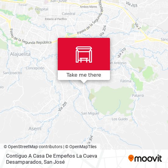 Contiguo A Casa De Empeños La Cueva Desamparados map