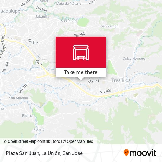Mapa de Plaza San Juan, La Unión
