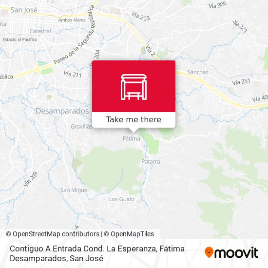 Contiguo A Entrada Cond. La Esperanza, Fátima Desamparados map