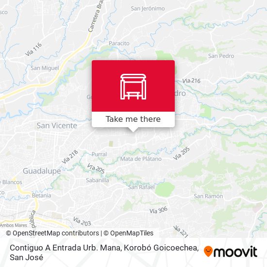 Contiguo A Entrada Urb. Mana, Korobó Goicoechea map