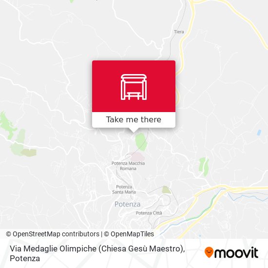 Via Medaglie Olimpiche (Chiesa Gesù Maestro) map