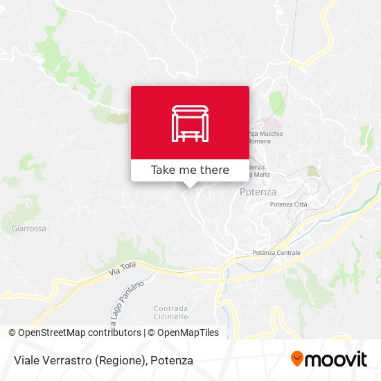 Viale Verrastro (Regione) map