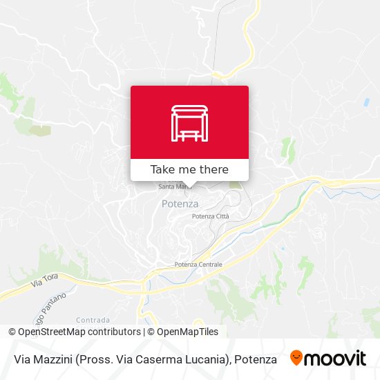 Via Mazzini (Pross. Via Caserma Lucania) map