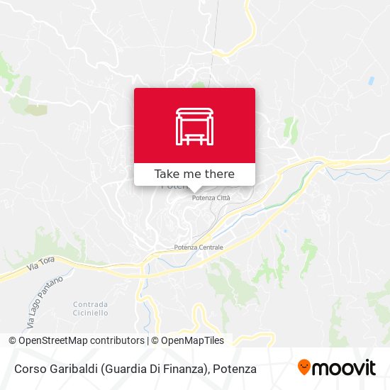 Corso Garibaldi (Guardia Di Finanza) map