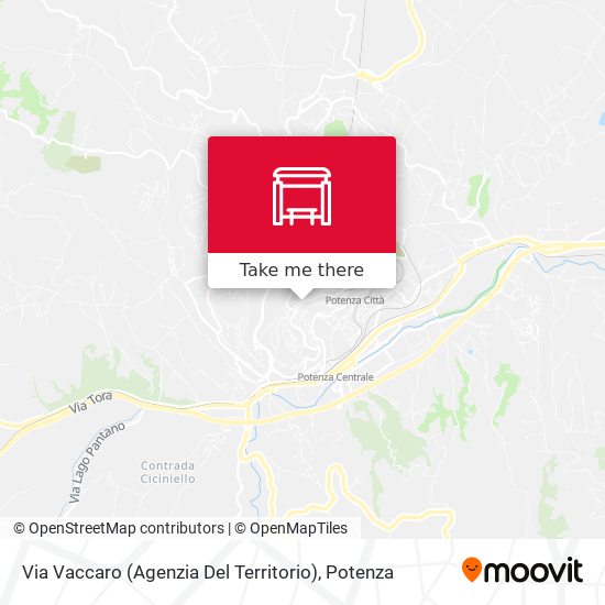 Via Vaccaro (Agenzia Del Territorio) map